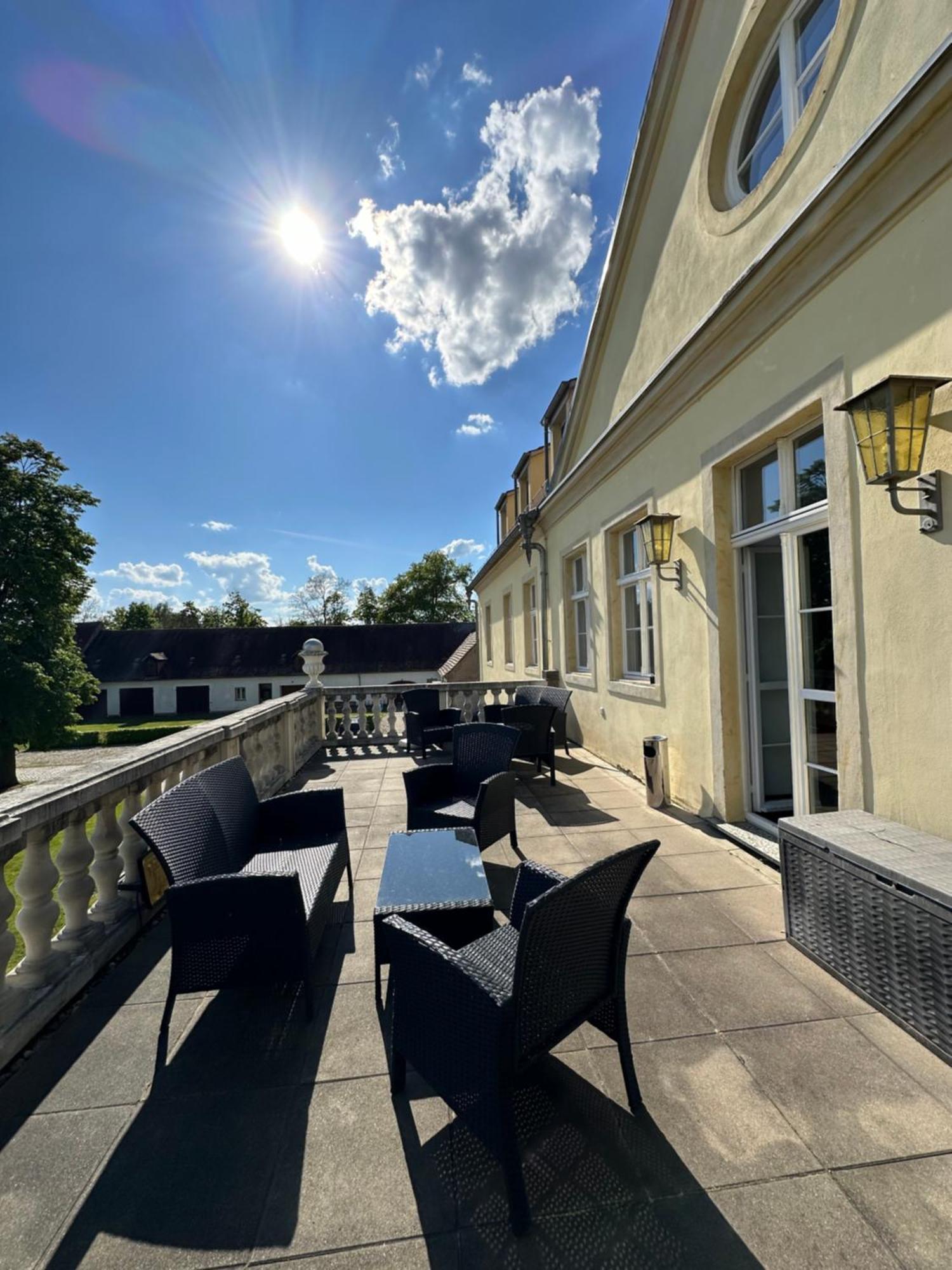 Hotel Garni Schloss Grochwitz Herzberg  Exterior foto